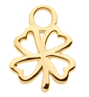 14kt Gold Clover Charm