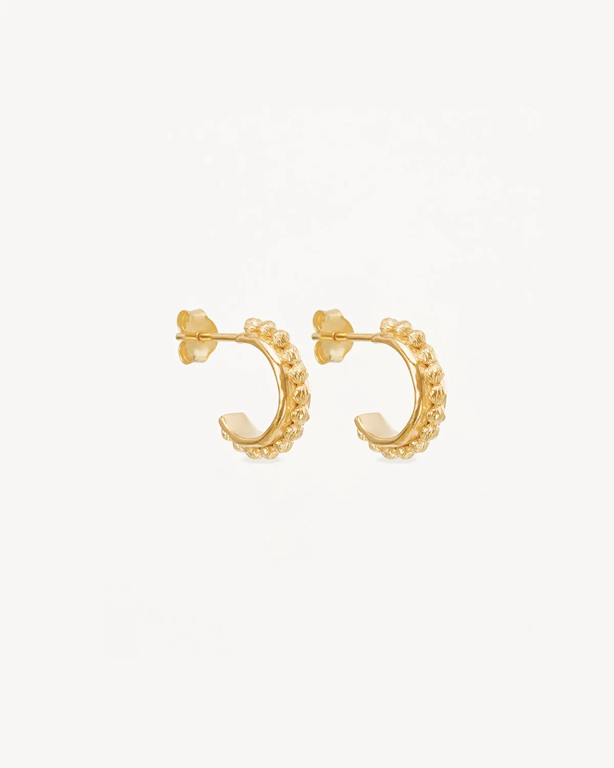 18k Gold Vermeil Karma Hoops