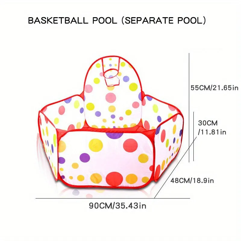 1pc Beach Bobo Pool Toy with Basketball Basket Garden