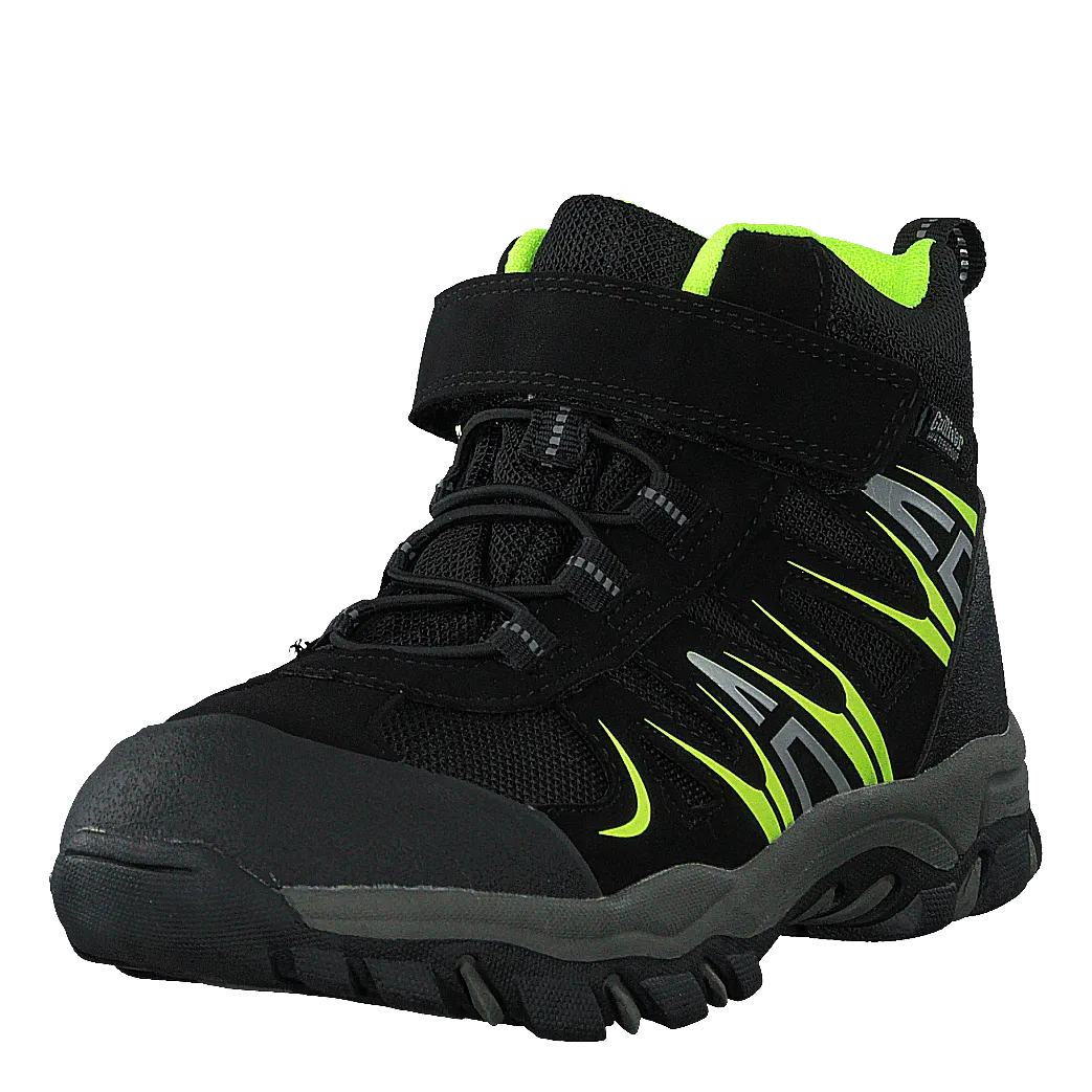 430-2387 Waterproof Warm Lined Black/lime