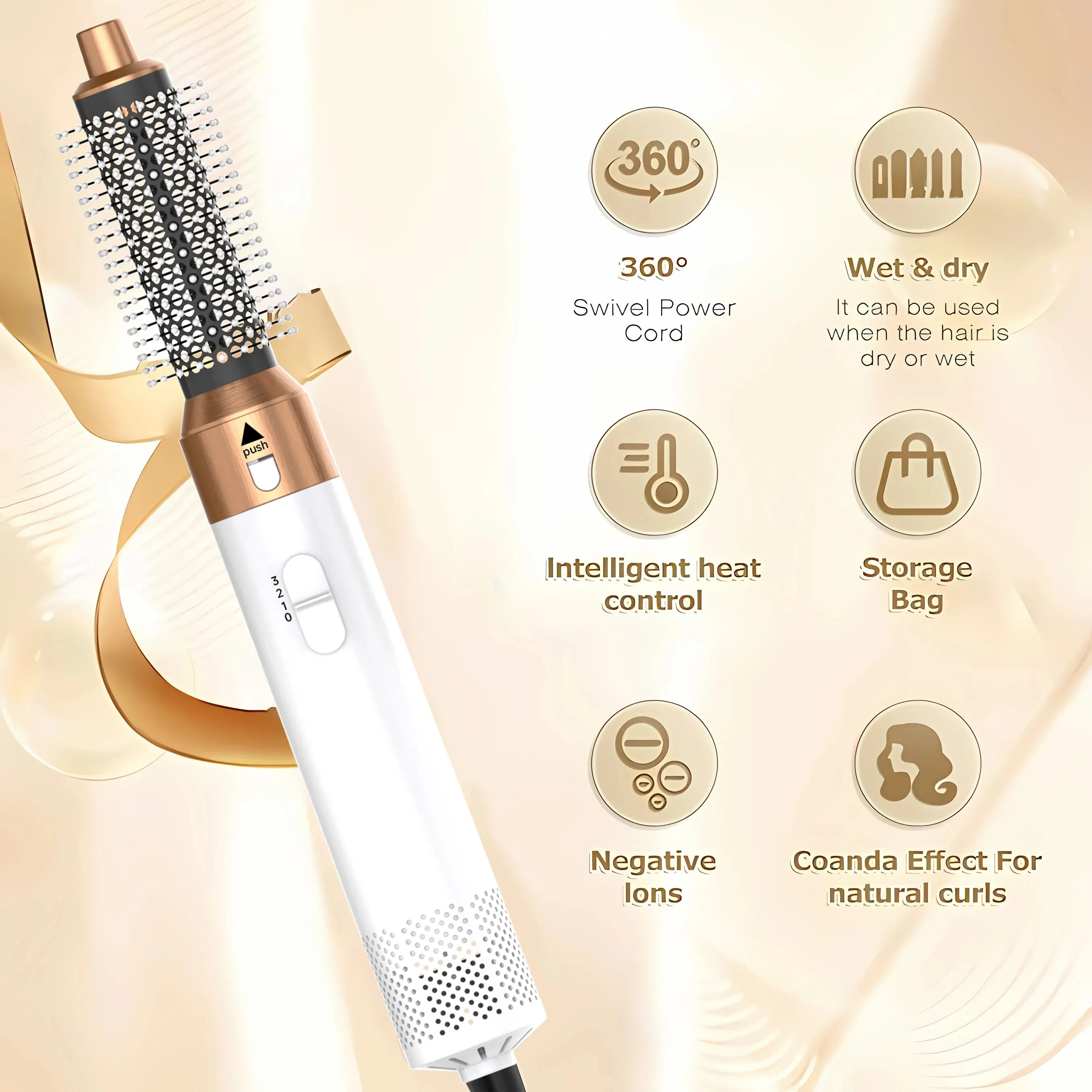 5-in-1 Hot Air Styler Comb