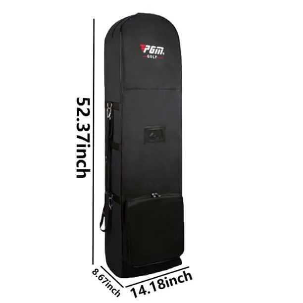 52 Inch Tall Foldable Rolling Golf Travel Bag With Wheels