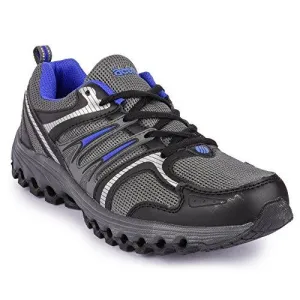 Action Shoes Men's Grey-Royal Running Shoes - 10 UK/India (44.5 EU)(N-63-GREY-ROYAL)