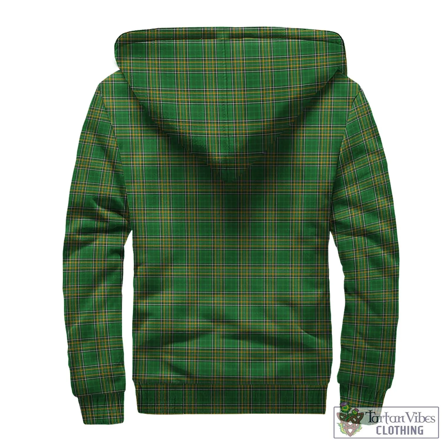 Adair Irish Clan Tartan Sherpa Hoodie with Coat of Arms