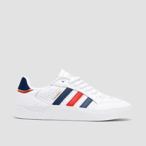 adidas Tyshawn Low Shoes - Ftwr White/Better Scarlet/Gold Met