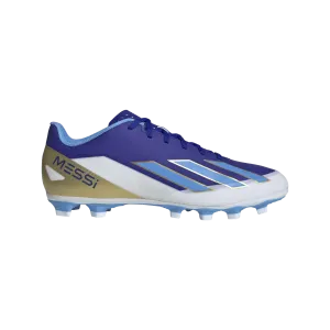 Adidas X Crazyfast Club FxG Messi Adult Soccer Cleats ID0724 Blue / White / Gold