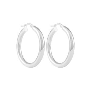 Ailiya Hoop Earrings 26mm - Silver