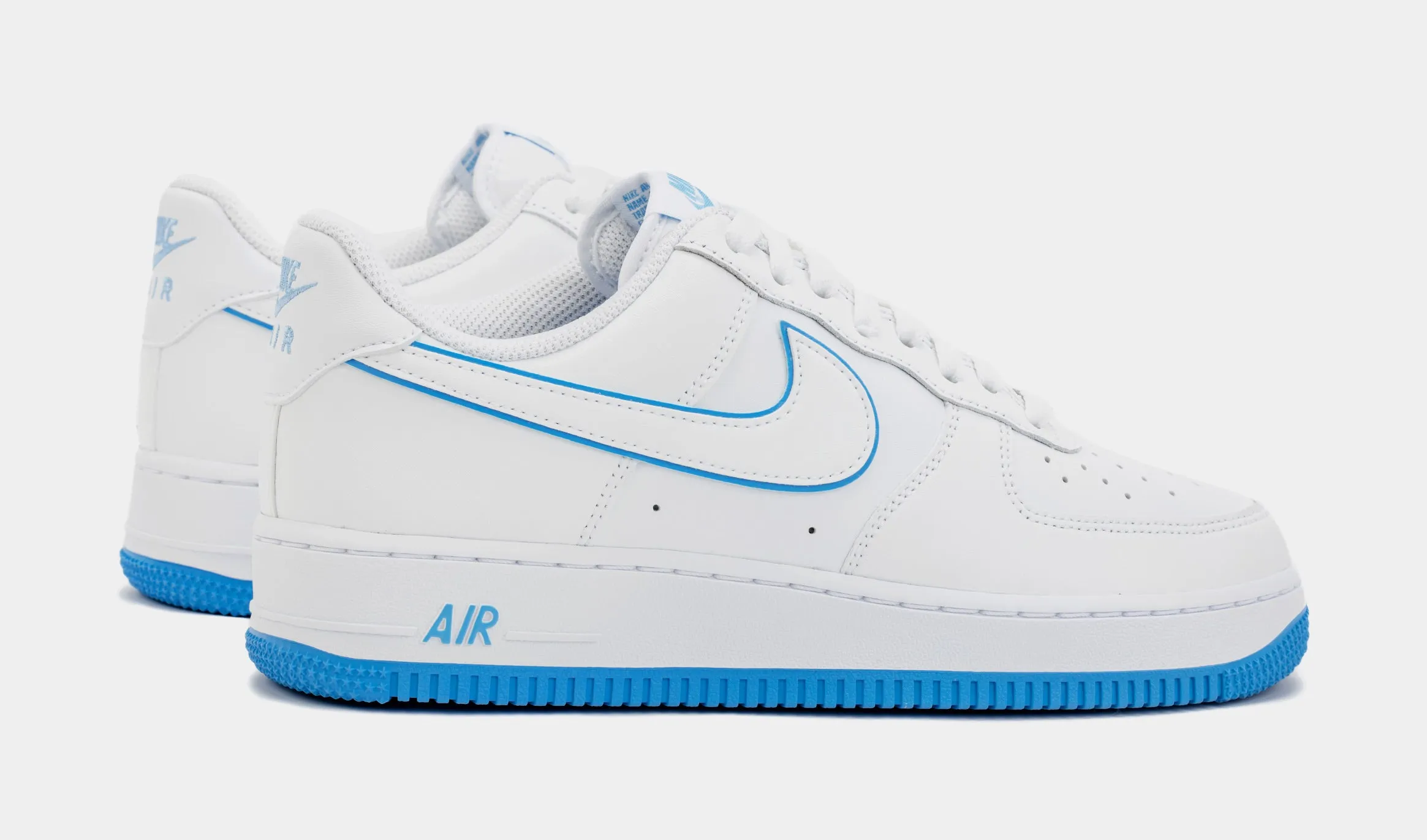 Air Force 1 '07 University Blue Mens Lifestyle Shoes (White/Blue)