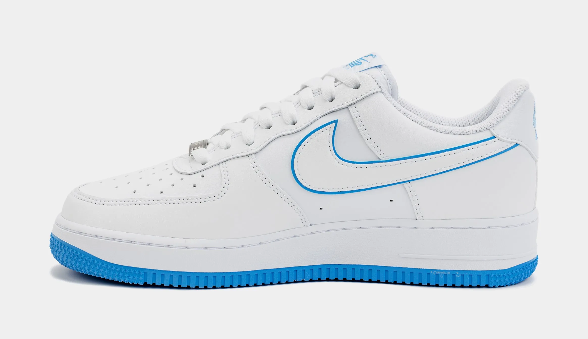 Air Force 1 '07 University Blue Mens Lifestyle Shoes (White/Blue)