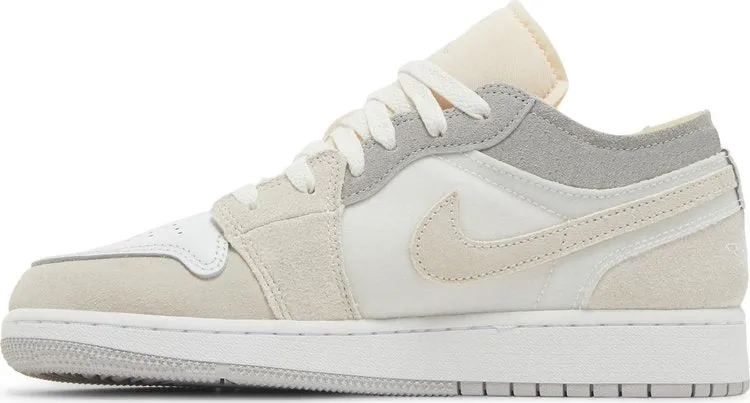 Air Jordan 1 Low SE Craft GS Inside Out Sneakers, White