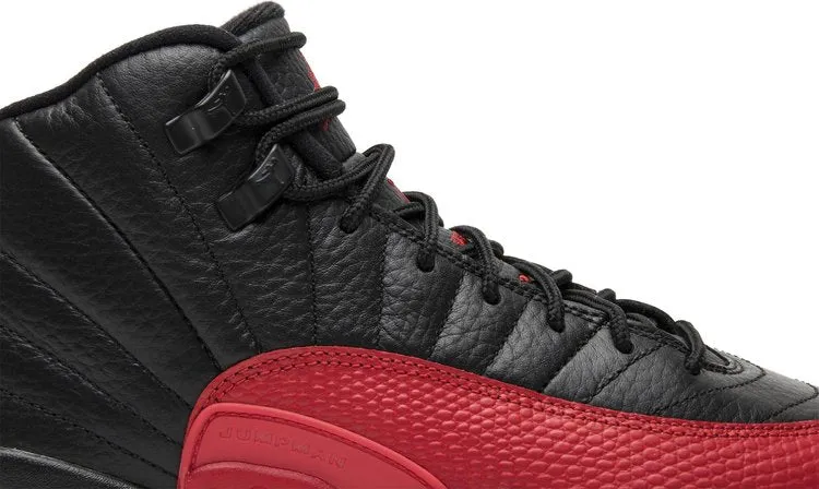 Air Jordan 12 Retro BG Flu Game 2016 Sneakers, Black