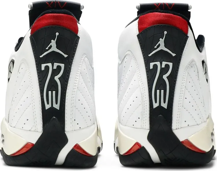 Air Jordan 14 Retro Black Toe 2006, white