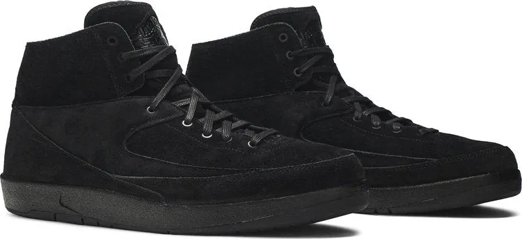 Air Jordan 2 Retro Deconstructed Triple Black Sneakers, black