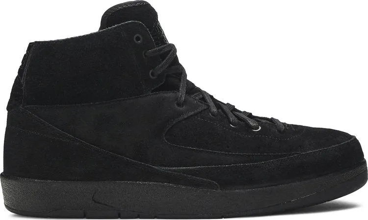 Air Jordan 2 Retro Deconstructed Triple Black Sneakers, black