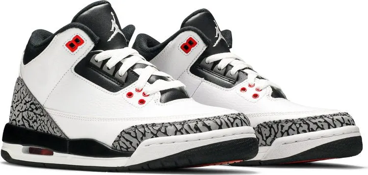 Air Jordan 3 Retro BG Infrared 23 sneakers, white