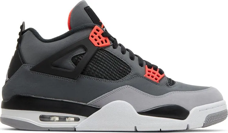 Air Jordan 4 Retro Infrared sneakers, gray