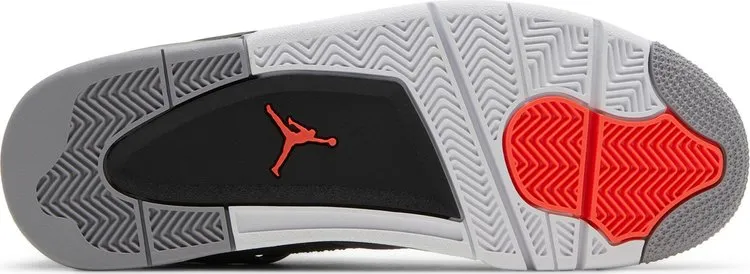 Air Jordan 4 Retro Infrared sneakers, gray