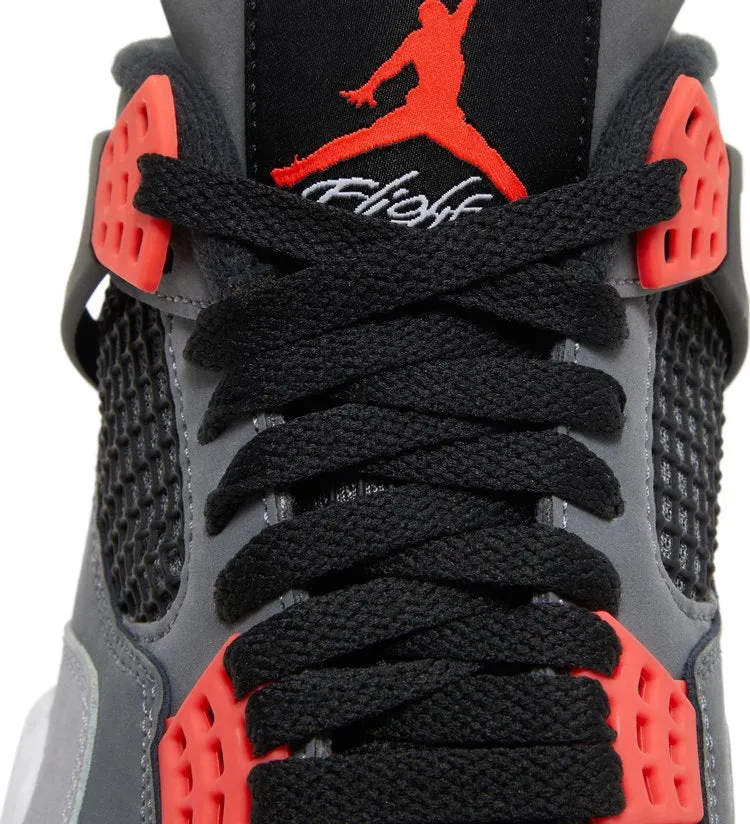 Air Jordan 4 Retro Infrared sneakers, gray