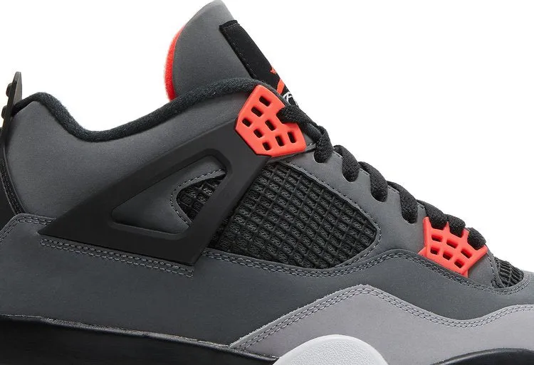 Air Jordan 4 Retro Infrared sneakers, gray