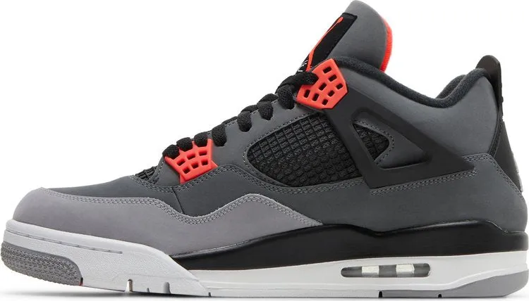 Air Jordan 4 Retro Infrared sneakers, gray