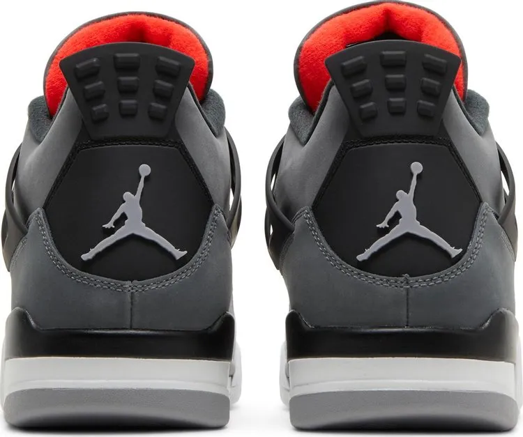 Air Jordan 4 Retro Infrared sneakers, gray