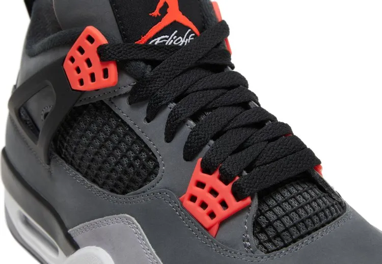 Air Jordan 4 Retro Infrared sneakers, gray