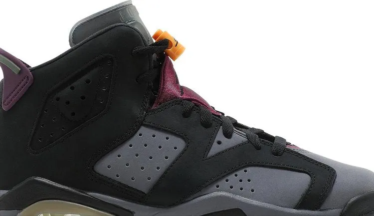 Air Jordan 6 Retro GS Bordeaux sneakers, black