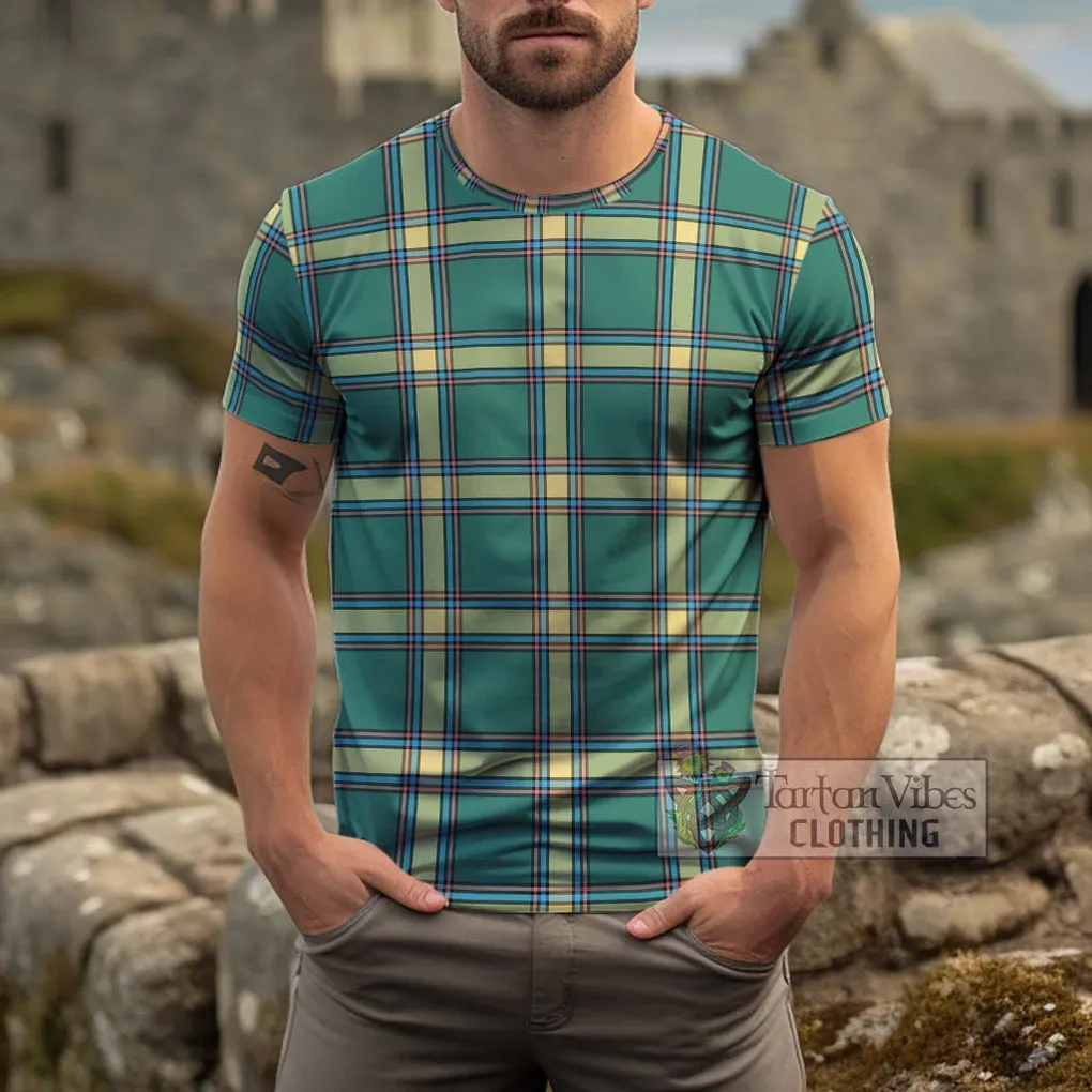 Alberta Province Canada Tartan Cotton T-Shirt