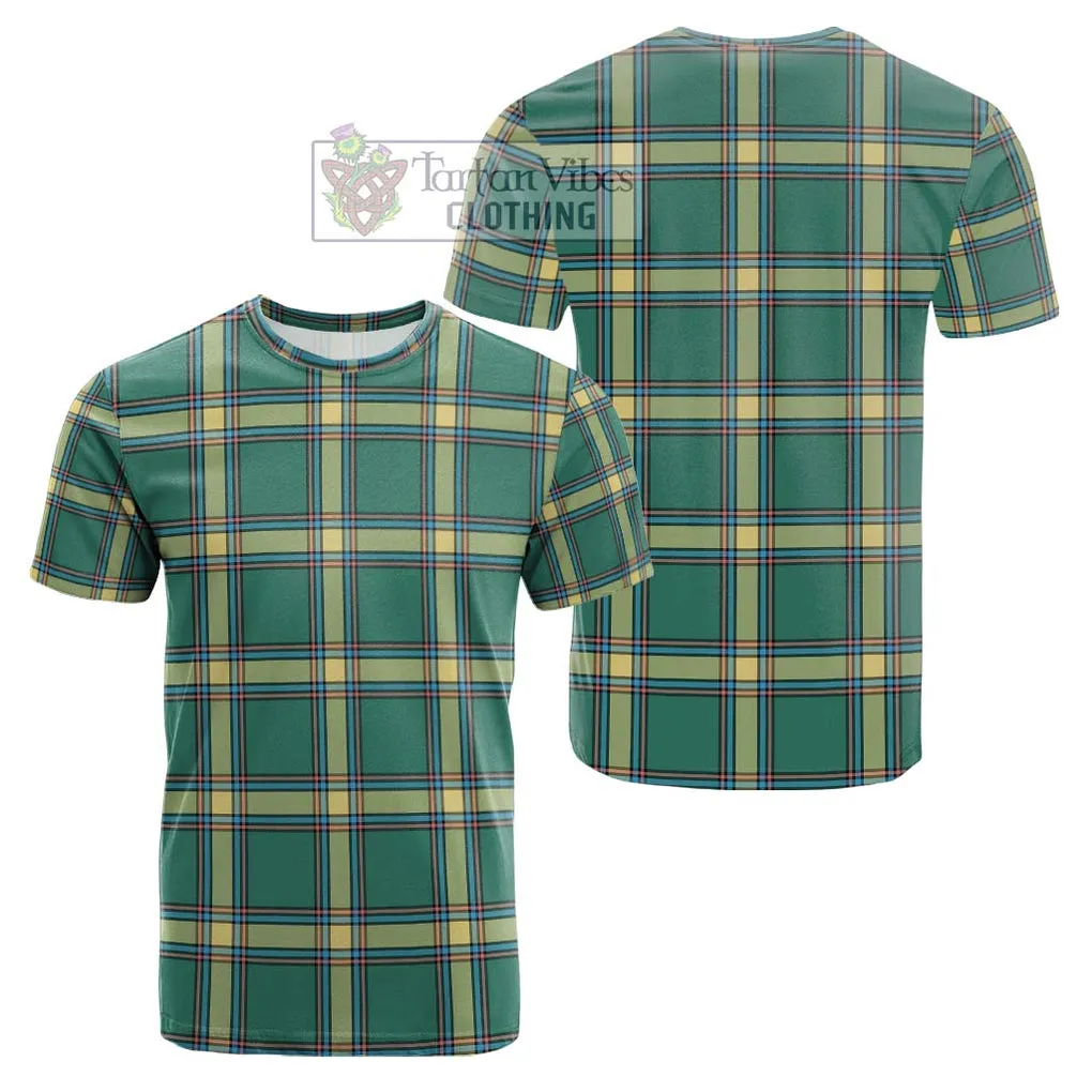 Alberta Province Canada Tartan Cotton T-Shirt