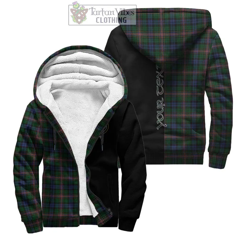 Allison Tartan Sherpa Hoodie with Family Crest and Half Of Me Style