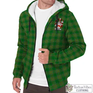 Archer Irish Clan Tartan Sherpa Hoodie with Coat of Arms