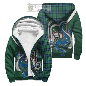 Armstrong Ancient Tartan Sherpa Hoodie with Epic Bagpipe Style