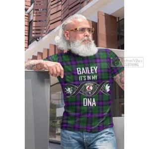 Armstrong Modern Tartan Cotton T-shirt with Family Crest DNA In Me Style