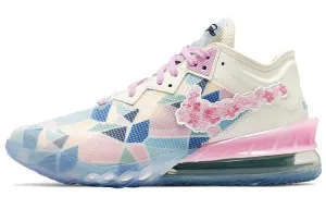 Atmos x Nike LeBron 18 Low Cherry Blossom Sneakers