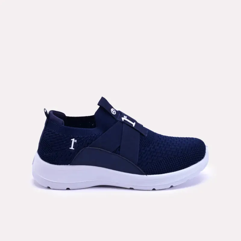 Audrina Blue Slip On Sneakers 0440730