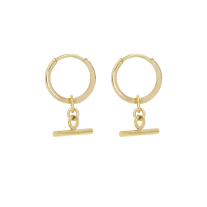 Azalea Mini Hoop Earrings - Gold