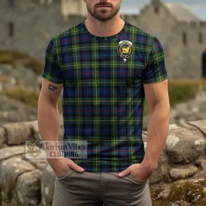 Bailey Modern Tartan Cotton T-Shirt with Family Crest