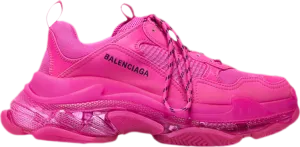 Balenciaga Triple S Sneaker Clear Sole - Pink