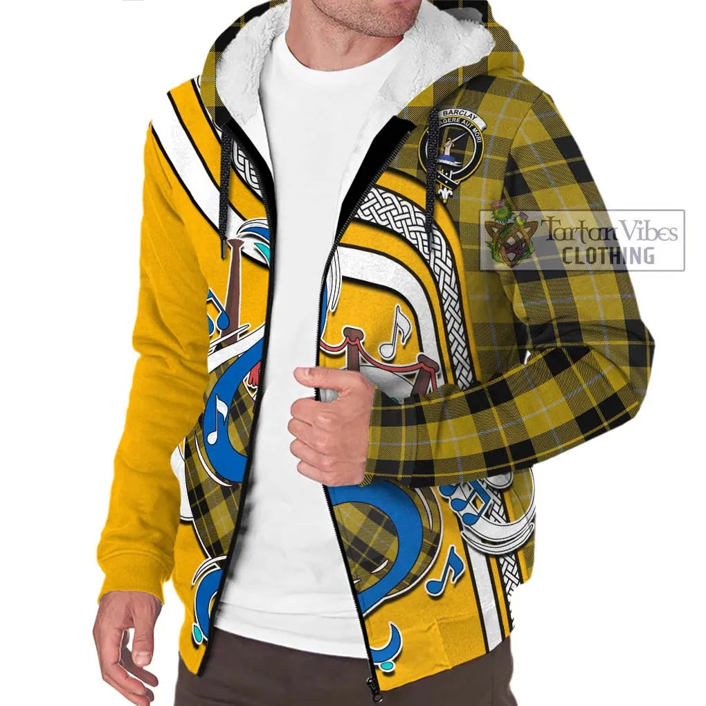 Barclay Dress Tartan Sherpa Hoodie with Epic Bagpipe Style