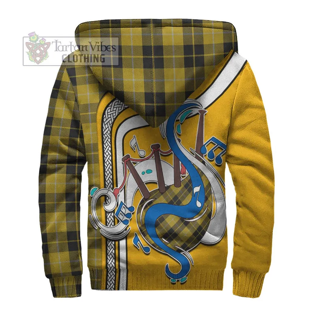 Barclay Dress Tartan Sherpa Hoodie with Epic Bagpipe Style