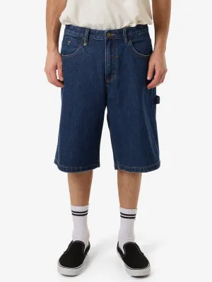 Big Slacker Denim Short - Double Indigo Rinse