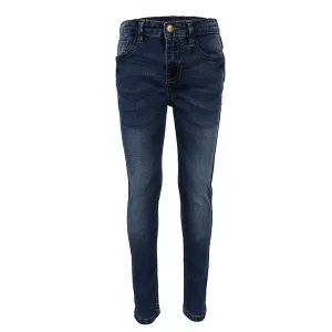 BOYS BLUE SLIM FIT DENIM TROUSER