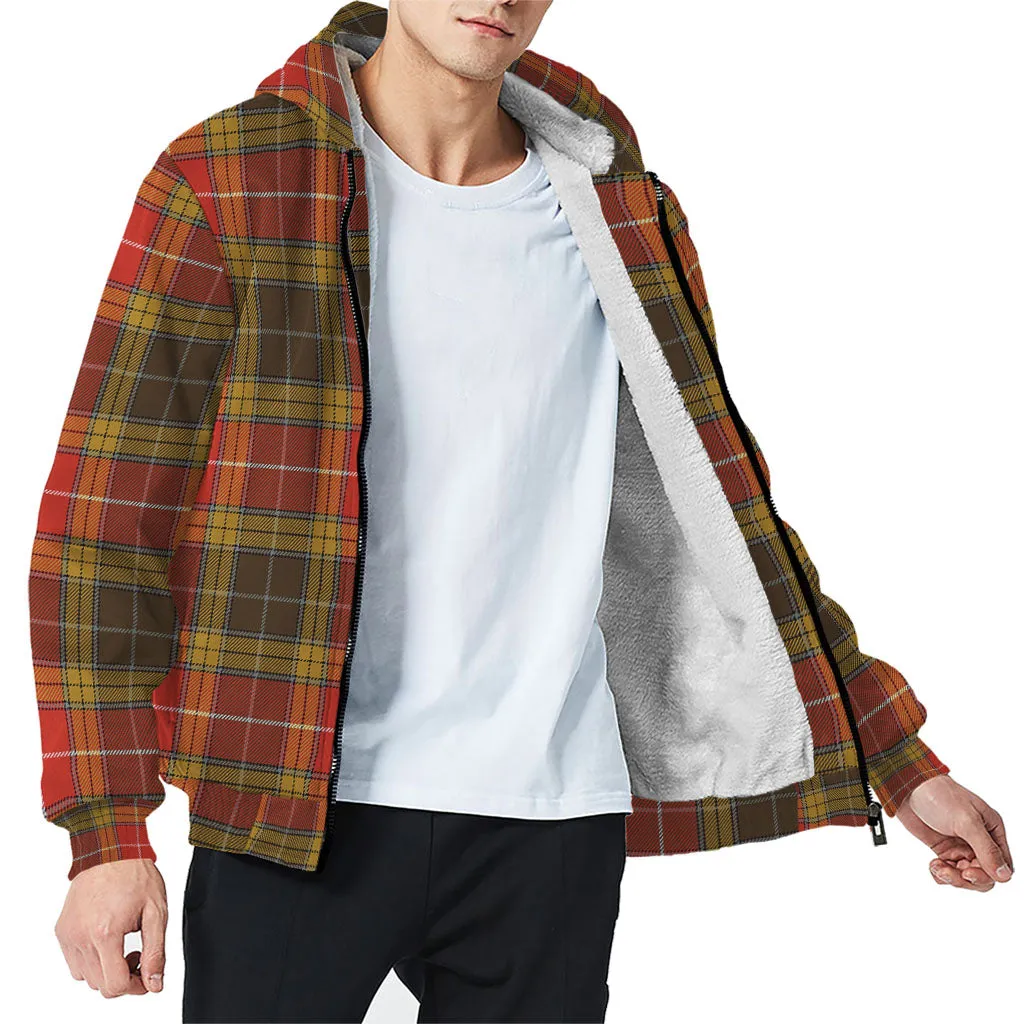 Buchanan Old Set Weathered Tartan Sherpa Hoodie