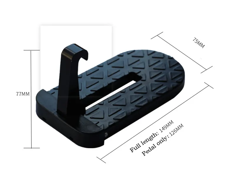 Car Assist Pedal SUV On The Roof Pedal Assist Hang | Brodtica.com