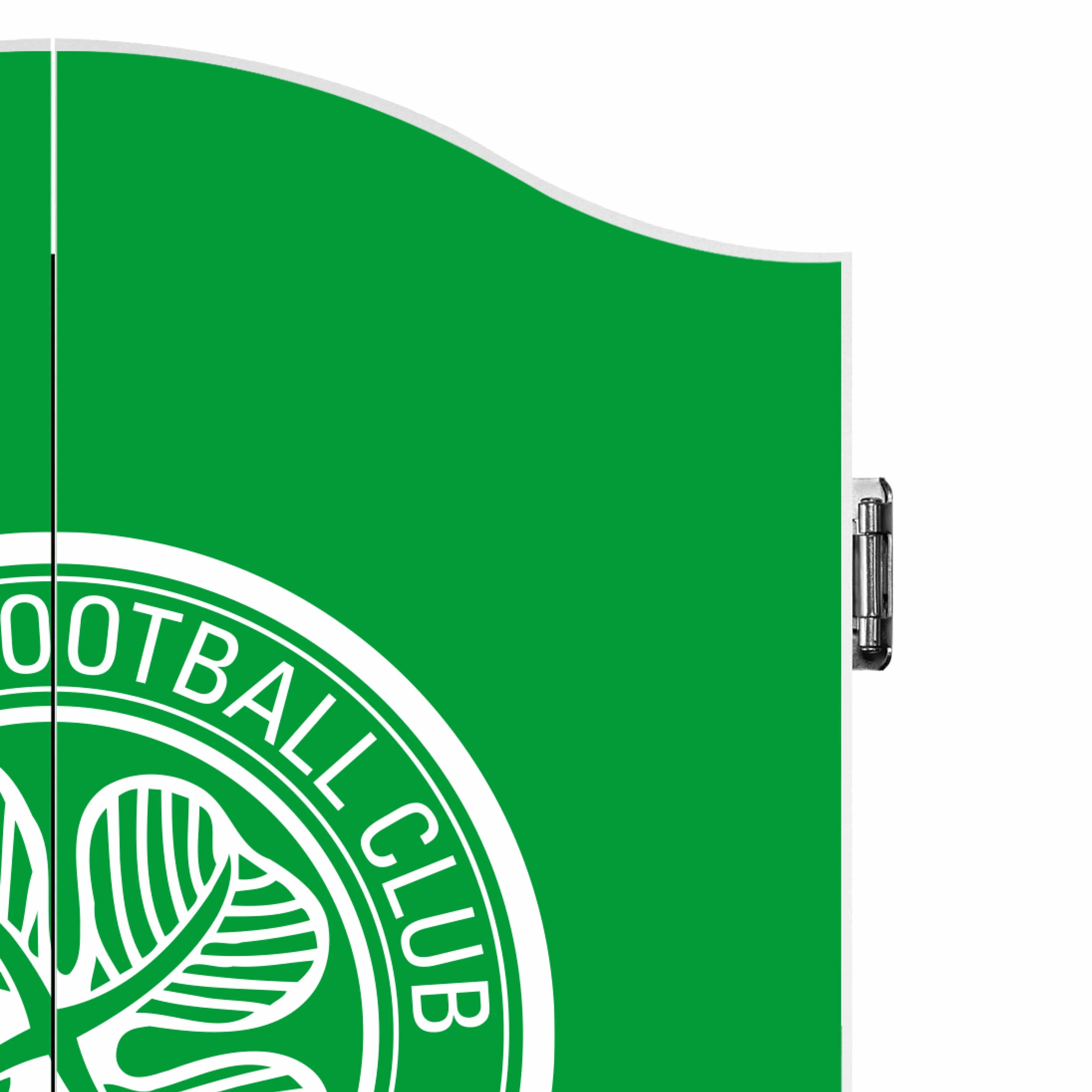 Celtic FC Dartboard Cabinet - Official Licensed - Celtic - C1 - Crest