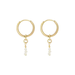 Claire Mini Hoop Earrings - Gold