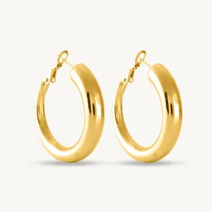 Classic Gold Hoops