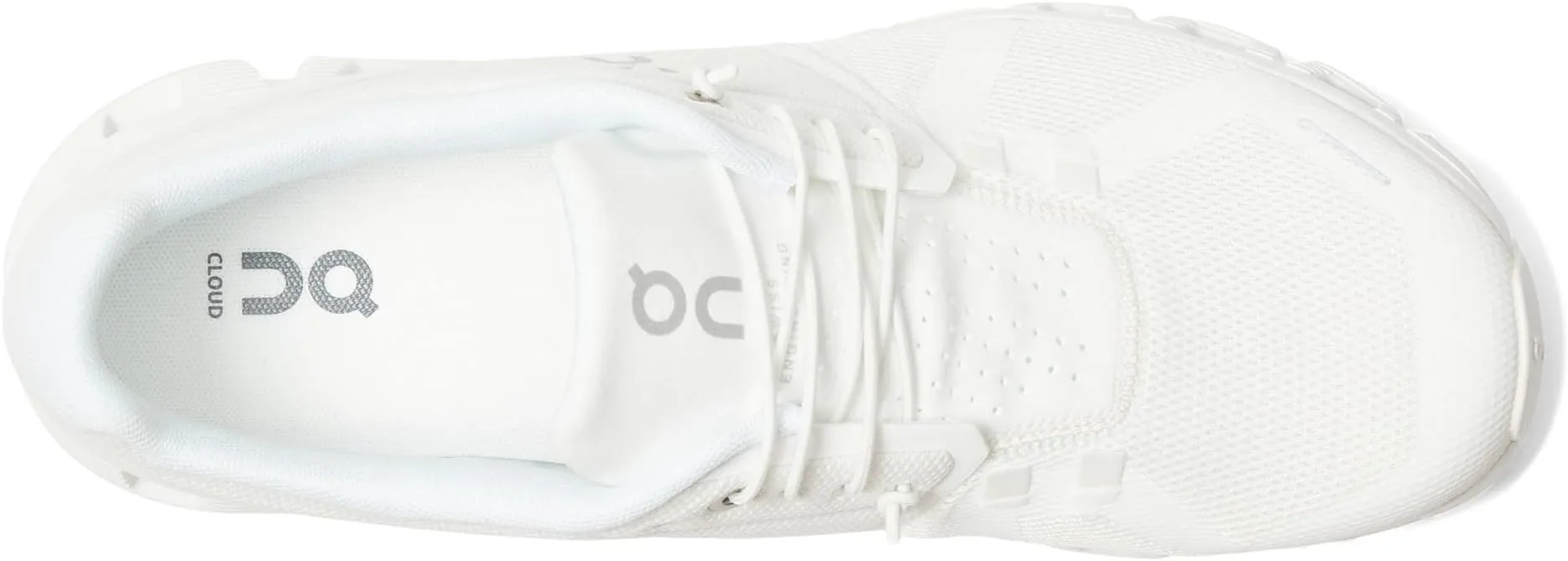 Cloud 5 On Sneakers in Undyed White/White