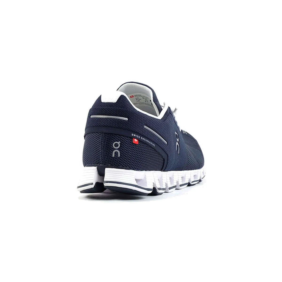 Cloud Navy White Men's Mesh Low-Top Trainers