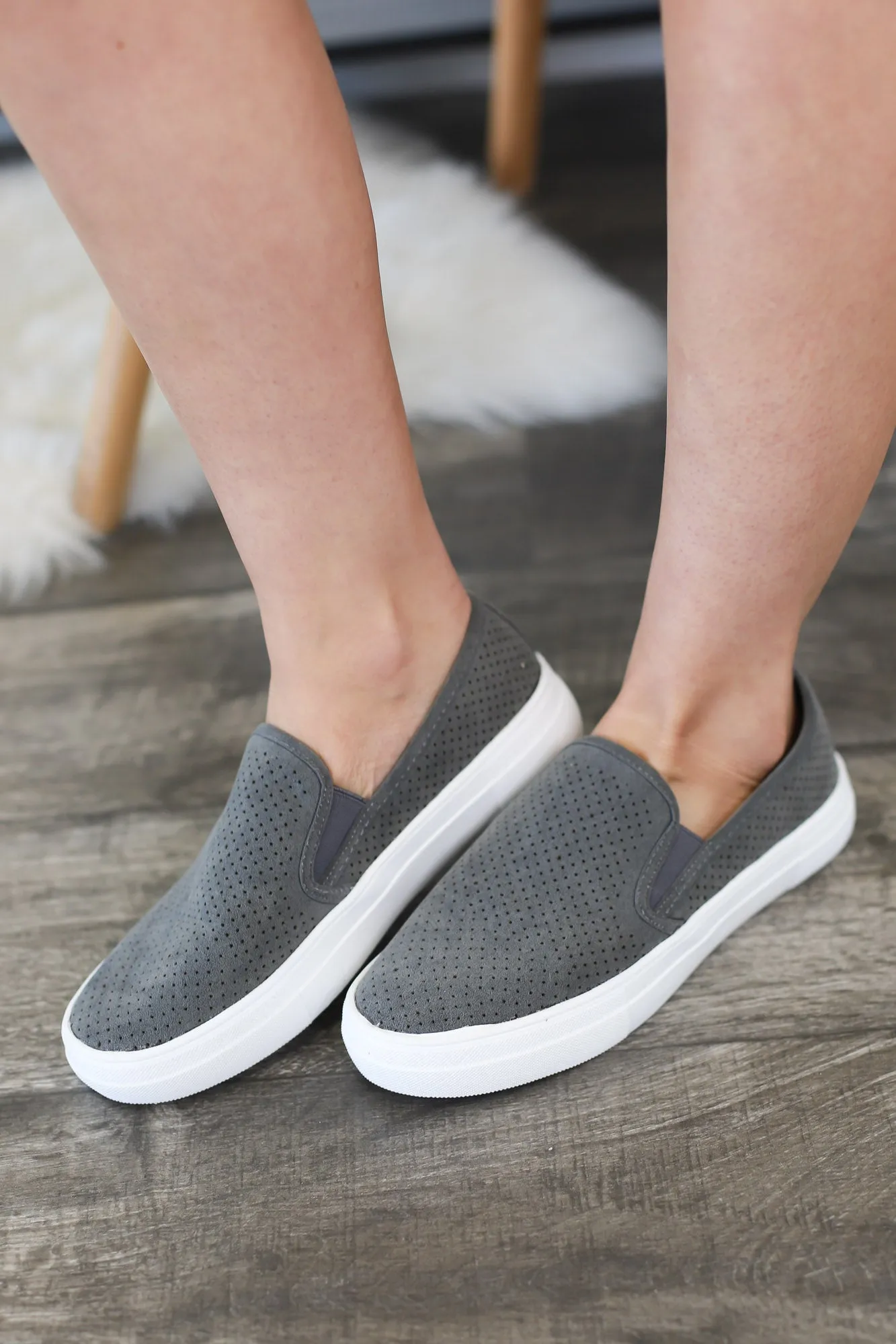 Coco Slip On Sneakers: grey